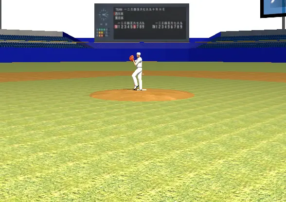 VR空間でのトレーニング体験画面